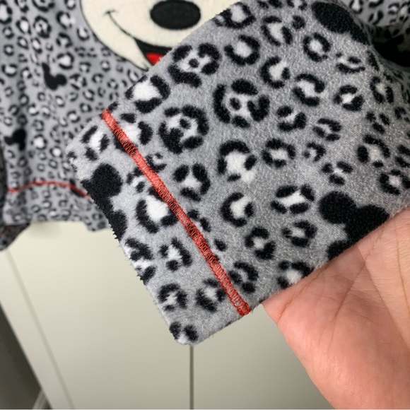 Live Love Disney Mickey Mouse Fleece Pajama Top - Picture 9 of 12